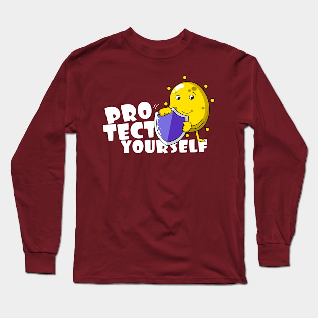 Protect Yourself Long Sleeve T-Shirt by contr4